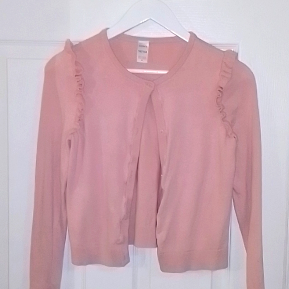 Pink cardigan